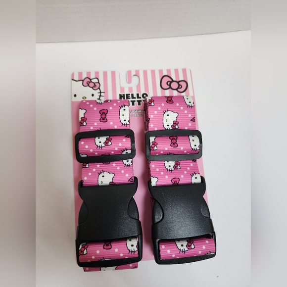 Hello Kitty | Accessories | Hello Kitty Pink Luggage Straps Set | Poshmark
